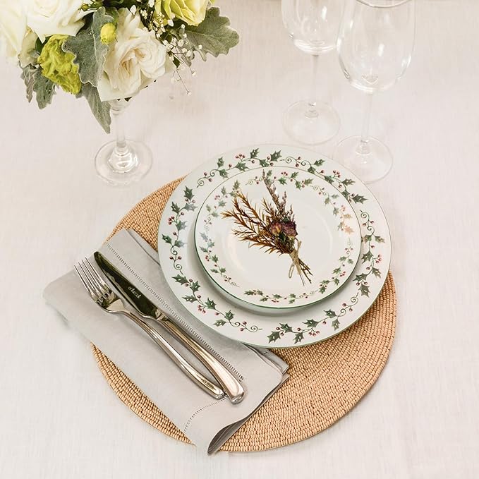 CROISSANT Mini Dried Flower Bouquet 24PCS, Mixed Natural Mini Dried Flowers Bundles,Dried Flower Mixed Bouquet Suitable for Handmade DIY Greeting Card Decoration,Multi-Purpose Craft Flowers