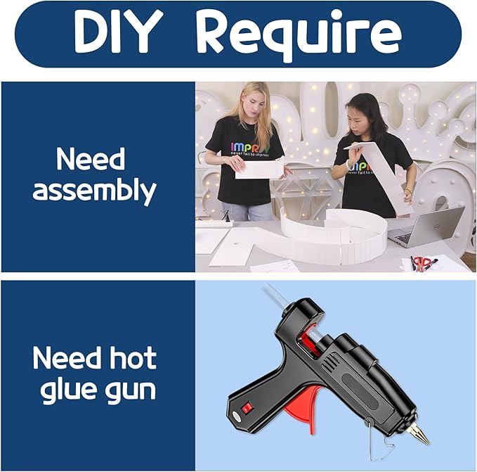 Marquee Letters 3 Feet Tall Large Light Up Letters Baby Shower Decorations Wedding Engagement Proposal White Party Decorations Marry Me Sign Big Cardboard Backdrop T