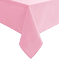 Hiasan Pink Tablecloth Square - Washable Waterproof Fabric Table Cloth for Card Tables, Party and Dining, 54 x 54 Inch