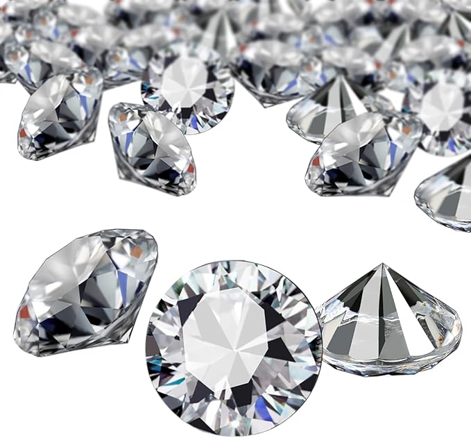 Vase Filler Acrylic Crystal Diamonds, 1.5 lb Clear Table Confetti