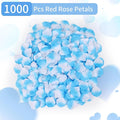 Artificial Fake Rose Petals, 1000 Pcs, Flower Petals for Romantic Night