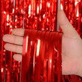 Foil Fringe Curtains Party Decorations, 3 Pack 3.2 X 8.2 Ft Tinsel