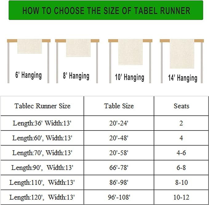 Monochrome Sketch Flowers Bird Table Runner, Seasonal Spring Fall Plants Blue Florals Dinner Runner for Home Kitchen Dining Table Party Holiday Decoration 13"x120"