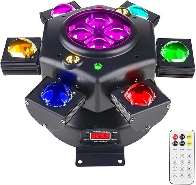 Stage Light, 150W RGBW LED Moving Head, Sound Activated