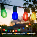 LED Bulbs 24 Pack S14 Multicolor Outdoor Replacement Bulbs