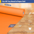 Wrapping Paper Roll (80/1/4FT), 17.5"×963" – Orange