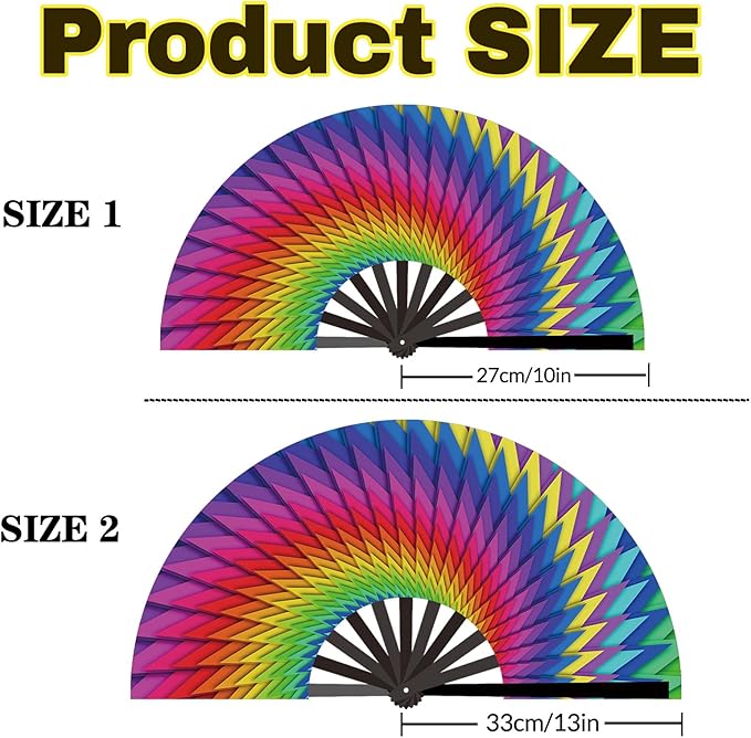Custom Fans with Your Photo/Text - 13 Inch Personalized Folding Hand Fan for Line Dancing, Weddings, Parties | Decorative Gift for Women, Church Events & Dance Performances (80, 13 Inch)