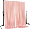 AK TRADING CO. IFR Polyester Backdrop Drapes Curtains, 10 Feet X 8 Feet
