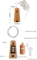 Wine Bottle Cork Lights 10 LED 40 Inches Battery Operated, 15Pack