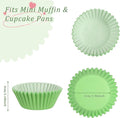 1000-Count Mini Cupcake Liners Bright Colorful Muffin Baking, 2 Inch