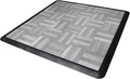 SnapFloors RESGRAYOAKFLOOR Interlocking Lightweight Plastic Modular, 3X3