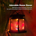 Red LED Flame Light Bulbs 4 Pack, Flickering 3W B10 with 4 Modes