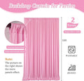 A Backdrop Curtain for Partie, 10 X 10 Feet – Pink