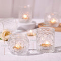 Assorted Votive Candle Holders for Wedding Centerpiece, 12pcs