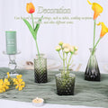 Glass Bud Vases Set of 5, Mini Flower Vase for Centerpieces