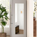 55"x16" Magnetic Mirror Lightweight Full-Length Mirror | Strong Adhesion, Easy Installation | Suitable for Refrigerators, Glass Walls, Wooden Doors, and More | 8.2kg Ultra-Strong Support | White