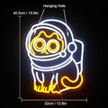 Astronaut Cat Neon Sign Led Neon Lights for Wall Decor Bar Light Up