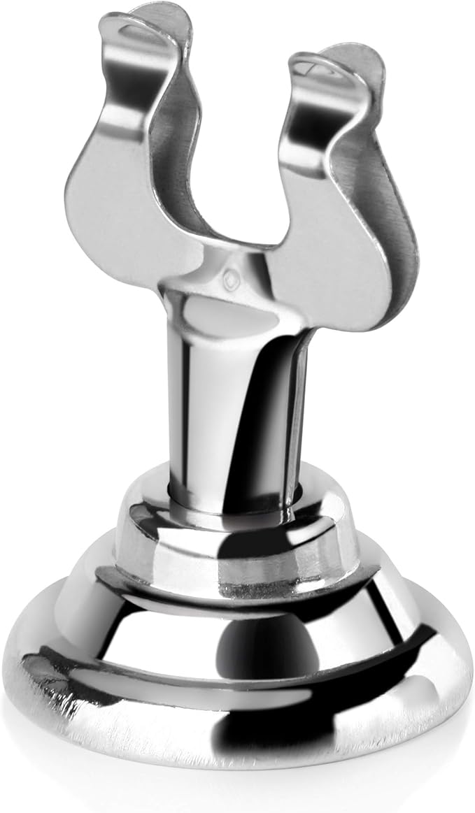 New Star Foodservice 23428 Triton Harp Clip Style, Place Card/Table Number Holder, 1.5 Inch, Silver, Set of 12, 23411