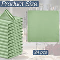 Silky Satin Napkins 17 X 17 Inches, 24 Pcs – Sage Green