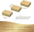 Birch Wood Stands /1.2mm Slot for Cardstock, 12 Pack – Gold