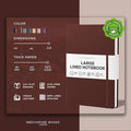 Lined Journal Notebook, 8.5 X 11.5 Inch