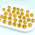 200 PCS 6mm Crystal Glass Beads Round Multiple Faceted Loose Spacer Glass Beads for DIY Handcrafte Bracelet Necklace Earring Jewelry Making(Gold Champagne)
