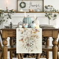 Wildflower Leaves Floral Fall Table Runner