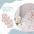 Lvory Floral Table Runner 10 FT, 3PCS