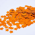 Orange Star Confetti,Foil Glitter Table Confetti,Sparkling for Party Decorations(1.76 OZ)