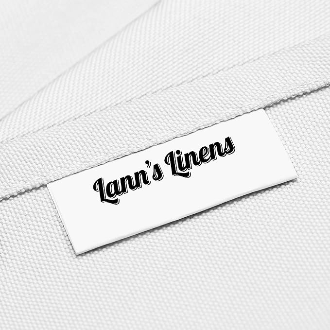Polyester Tablecloths, 132-Inch Round White, Pack of 10