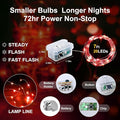 Fairy Lights 3 Modes 7ft 20 LED Waterproof, 24 Pack, Battery Operated