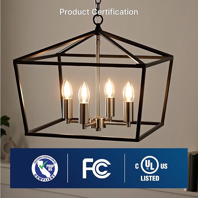 FLSNT 100W Equivalent LED Candelabra Bulbs, 800LM Dimmable LED Chandelier Light Bulbs, 2700K Soft White, E26 Base, 12 Pack UL,CA65 Listed.
