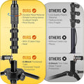 Dual-use Tripod Microphone Stand with Phone Holder Gooseneck Floor Mic
