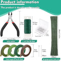Floral Tape and Wire, Green Floral Tape