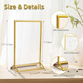 Acrylic Sign Holder 5x7" Photo Frames, 6 Pack