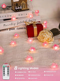 Cherry Blossom Flower String Lights for Bedroom