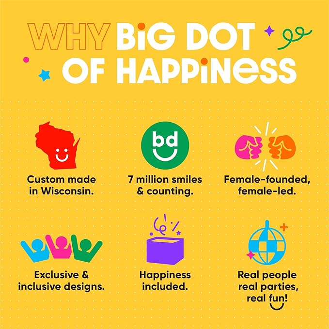 Big Dot of Happiness Custom Photo Adult Happy Birthday - Black & Gold Personalized Birthday Party DIY Paper Shaped Fun Face Cut-Outs - 24 Count
