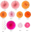 Burnt-Orange Fall Party Decorations – Hot-Pink, 33pcs Birthday Baby