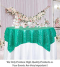 Small Tablecloth Square -inch Sequin Tablecloth Glitter, 36x36 – Green