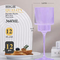 Plastic Goblets Wine Glasses, 12Oz Acrylic Wine Glasses Origami