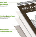 Blank Spiral Notebook, 8" X 10", Classroom Must, 100 Sheets 68lb/100gsm