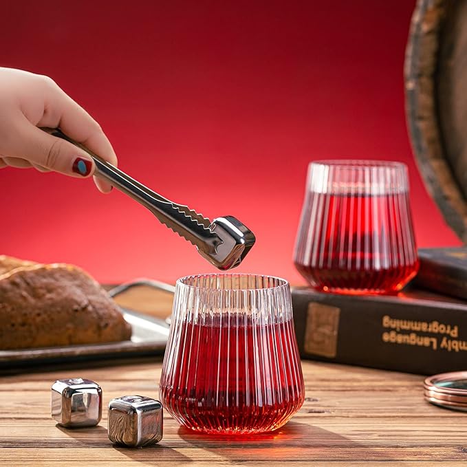 Wine Glasses, 40 Count Stemless Clear 12 oz Shatterproof Plastic