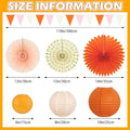 Autumn and Orange Party Decorations, 15Pcs – Pink