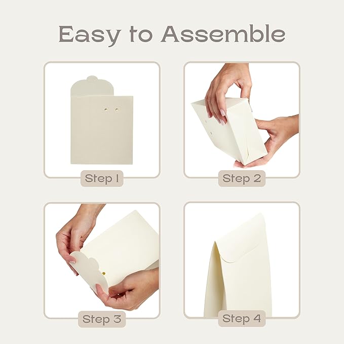 Boxes Craftory Pack of 20 Party Favor Boxes (3.54 x 1.77 x 5.11 inch) - Ideal for Wedding, Baby Shower and Bridal Shower - White