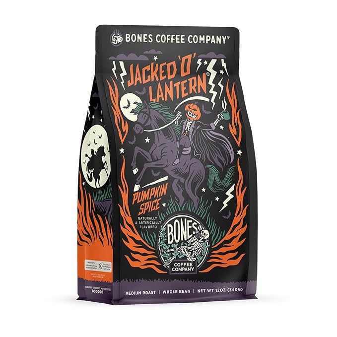 Roasted Coffee Beans, Pumpkin Spice Medium Roast, Whole Bean or Ground