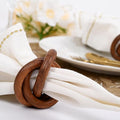 Three Ring Napkin Rings Set of 8