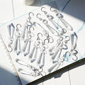 Chandelier Icicle Crystal Prisms, 20PCS – Clear, 55mm Chandelier Crystals