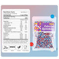 White & Blue Sprinkles for Baking ( ), 7oz – Red, Patriotic Nonpareils
