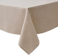 NLMUVW Linen Tablecloth Rectangle, Rustic Textured Table Cloth Water Resistant Farmhouse Table Cover for Kitchen Dining Party Coffee, Oatmeal, 54x108 Inch
