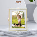 Floating Frame (, 6"x8" – Gold, for Picture 5x7, 4x6, Vertical)